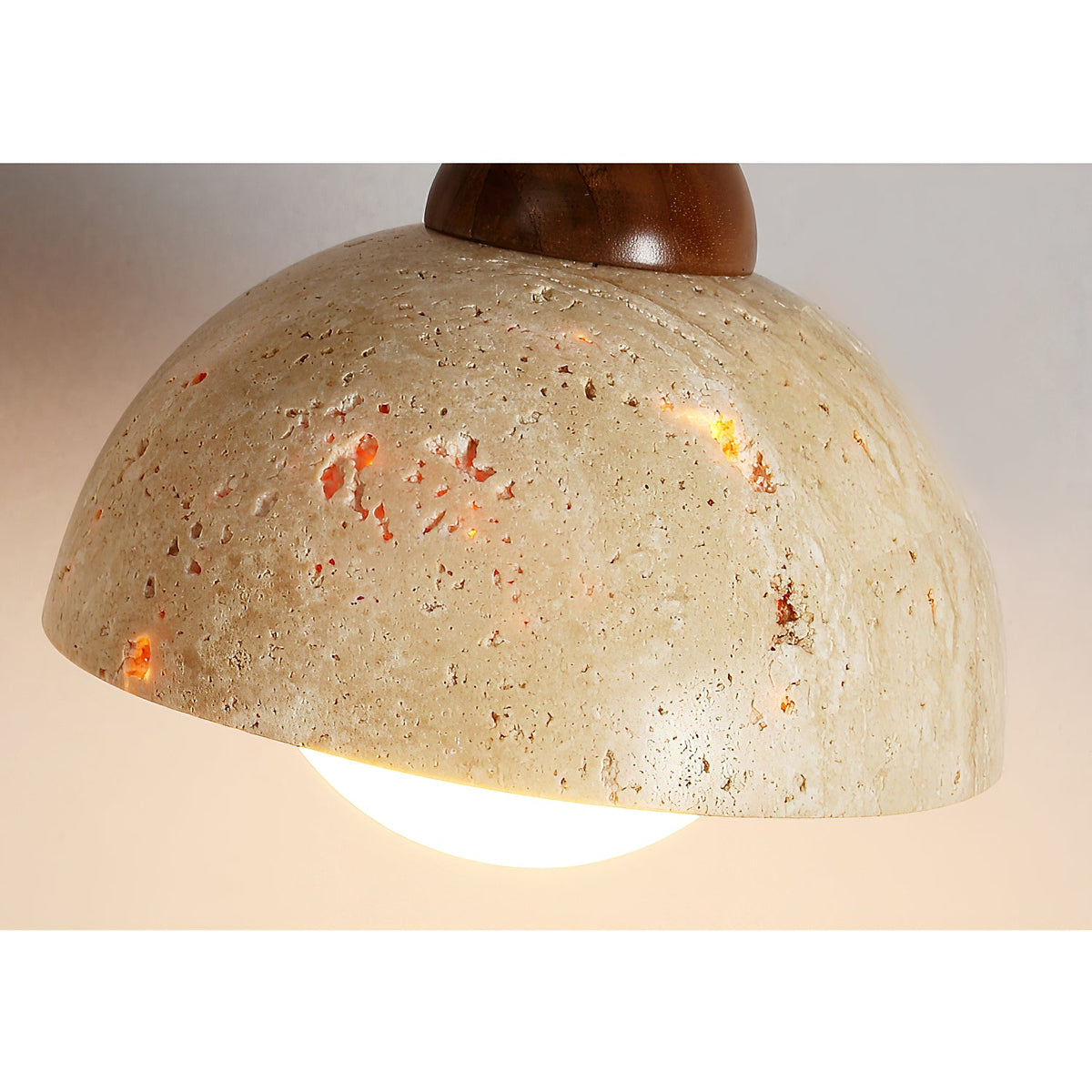 Tia Travertine Swing Arm Plug-in Sconce — view 14