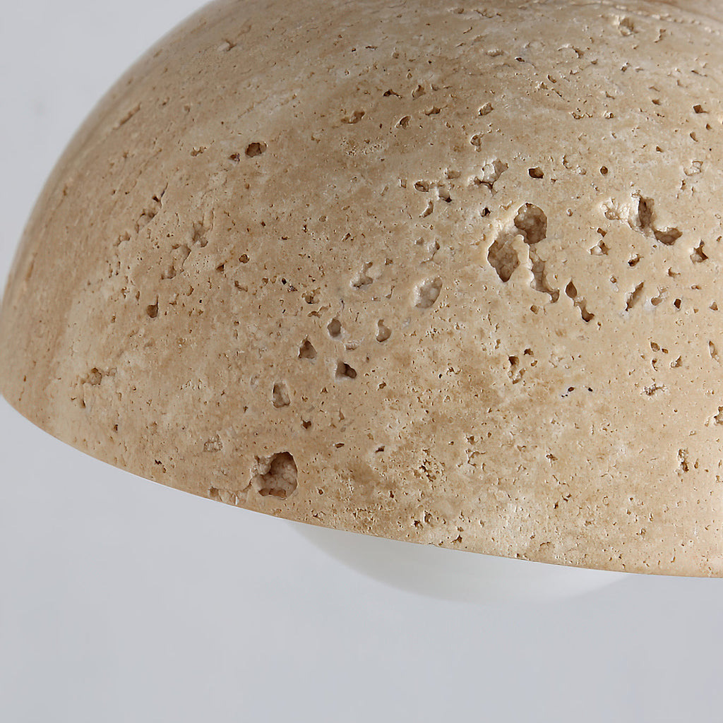 Tia Travertine Swing Arm Plug-in Sconce — view 15