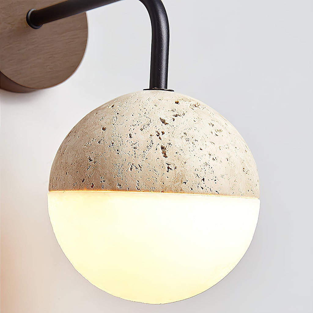 Tia Travertine Wall Lamp — view 12