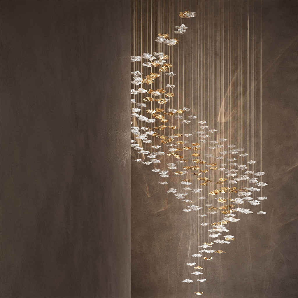 Tidal Art Glass Chandelier — view 15