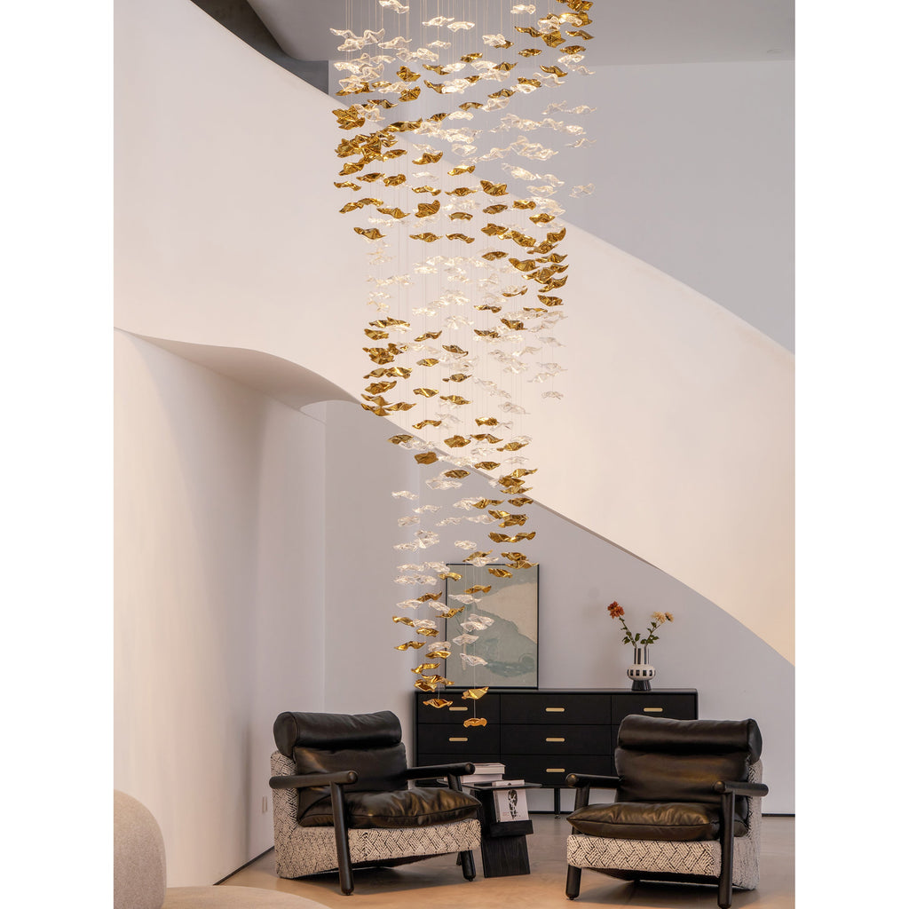 Tidal Art Glass Chandelier — view 18