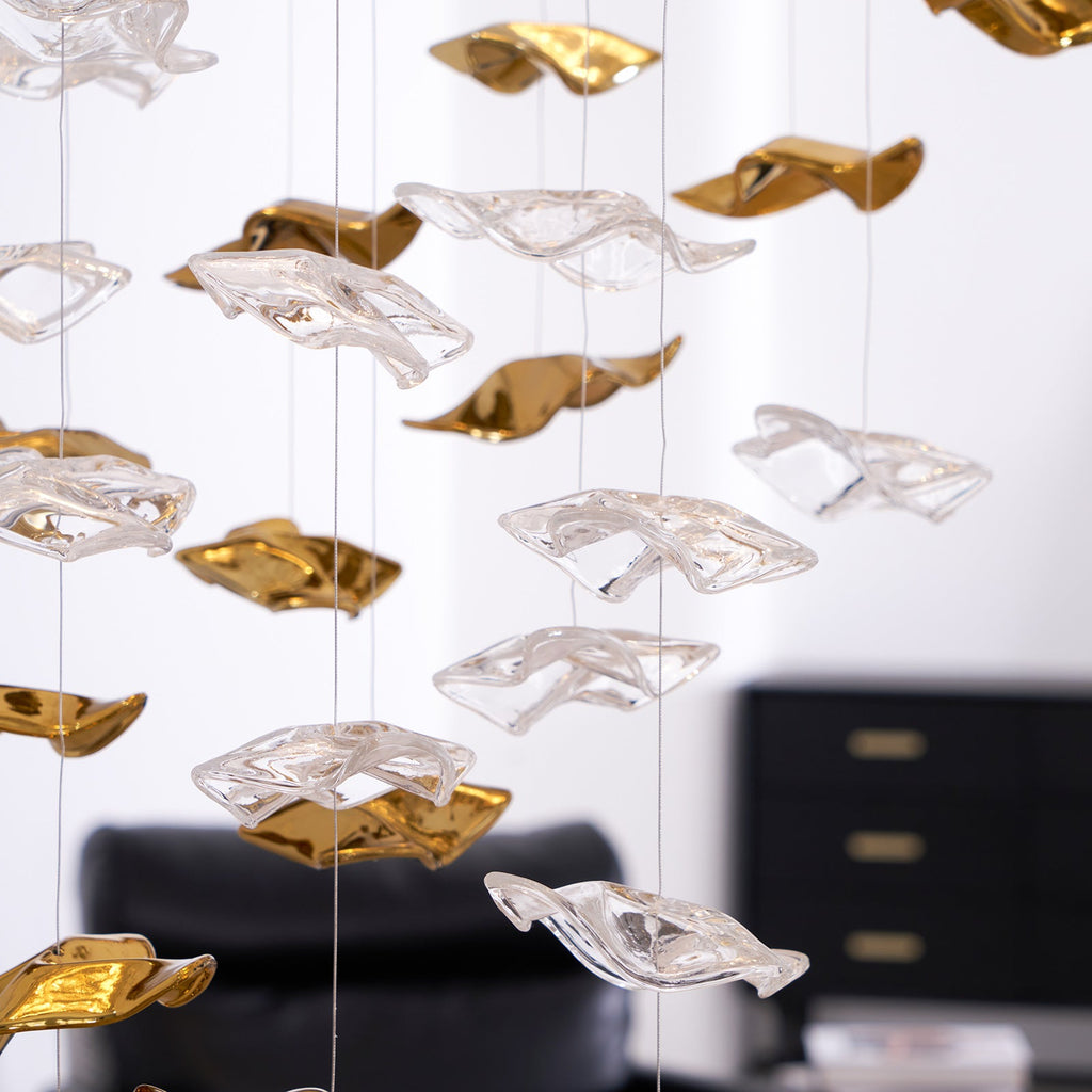 Tidal Art Glass Chandelier — view 26