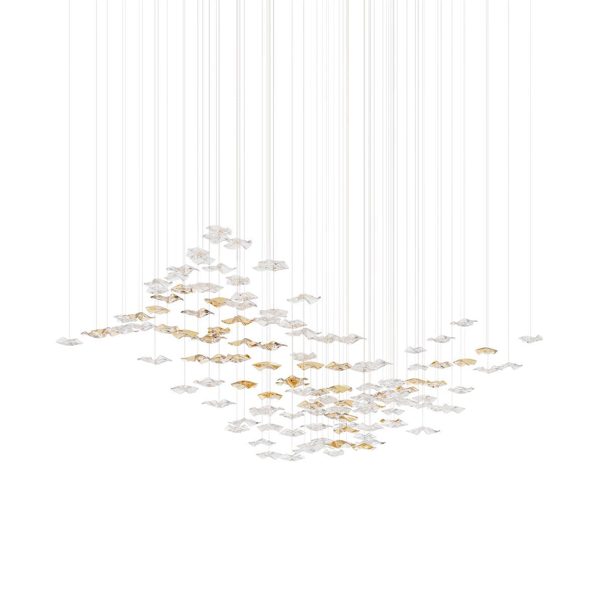 Tidal Art Glass Chandelier — view 24