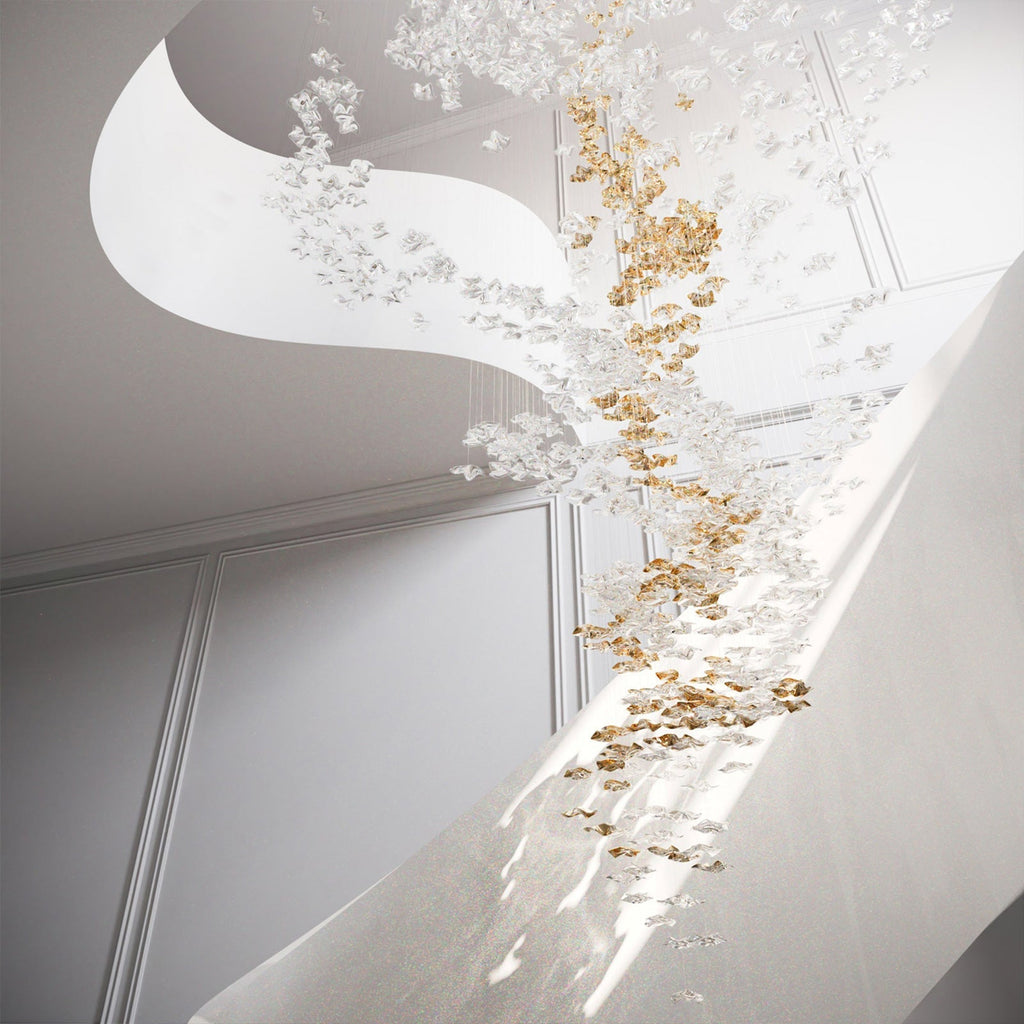 Tidal Art Glass Chandelier — view 2