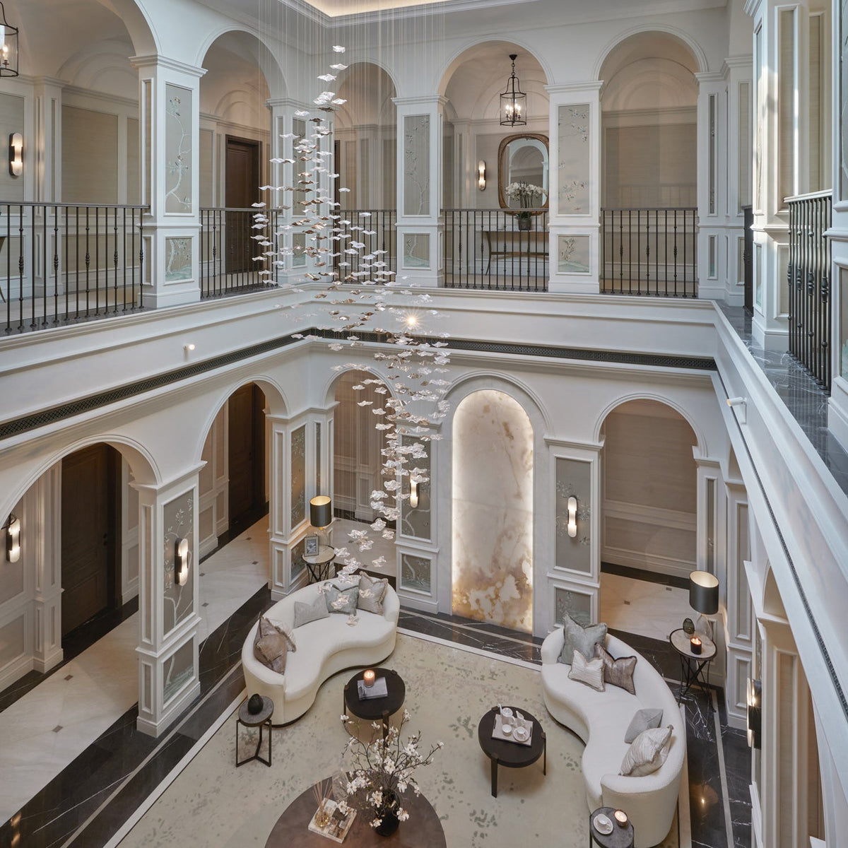 Tidal Art Glass Chandelier — view 13