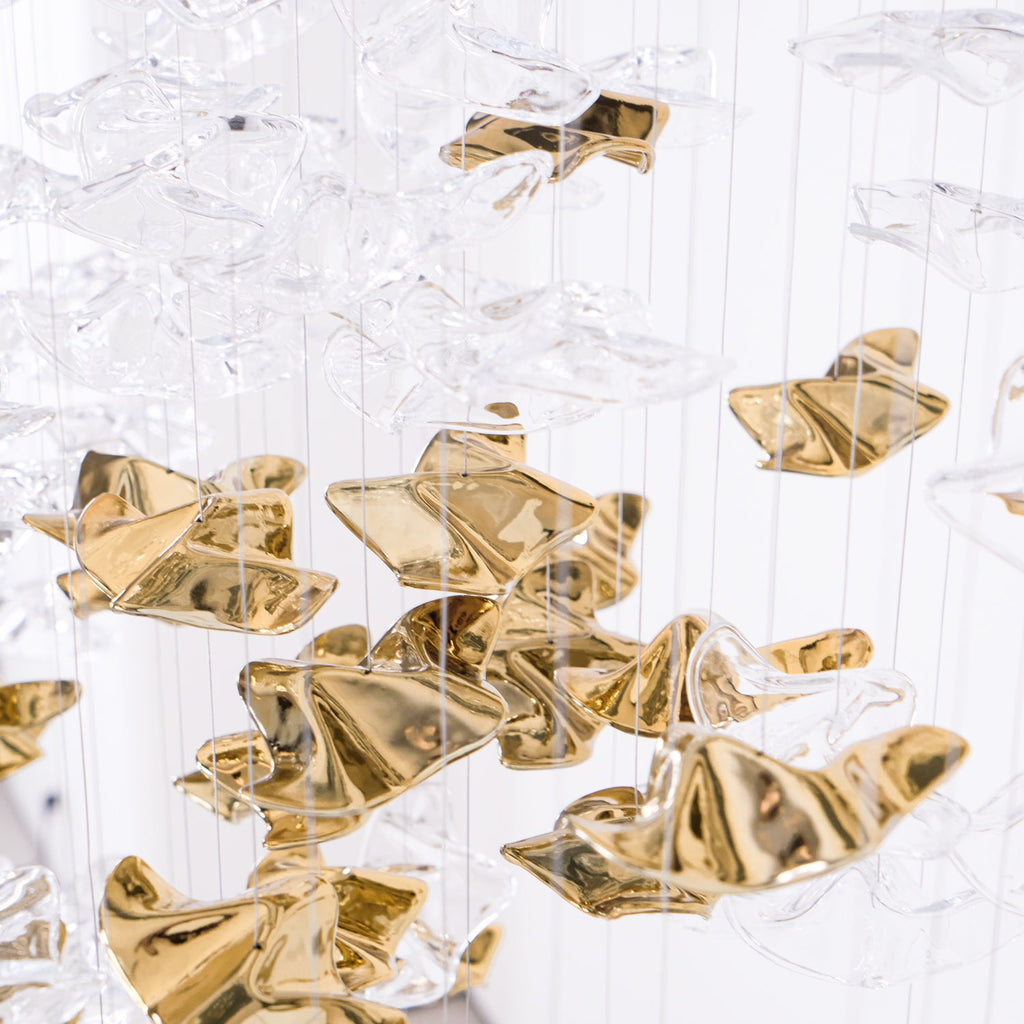 Tidal Art Glass Chandelier — view 28