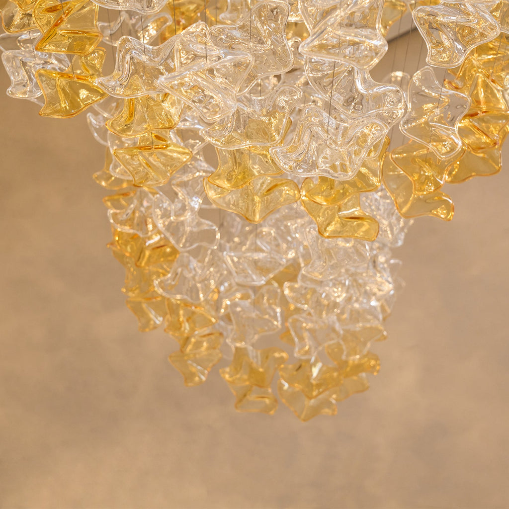 Tidal Art Glass Chandelier — view 32