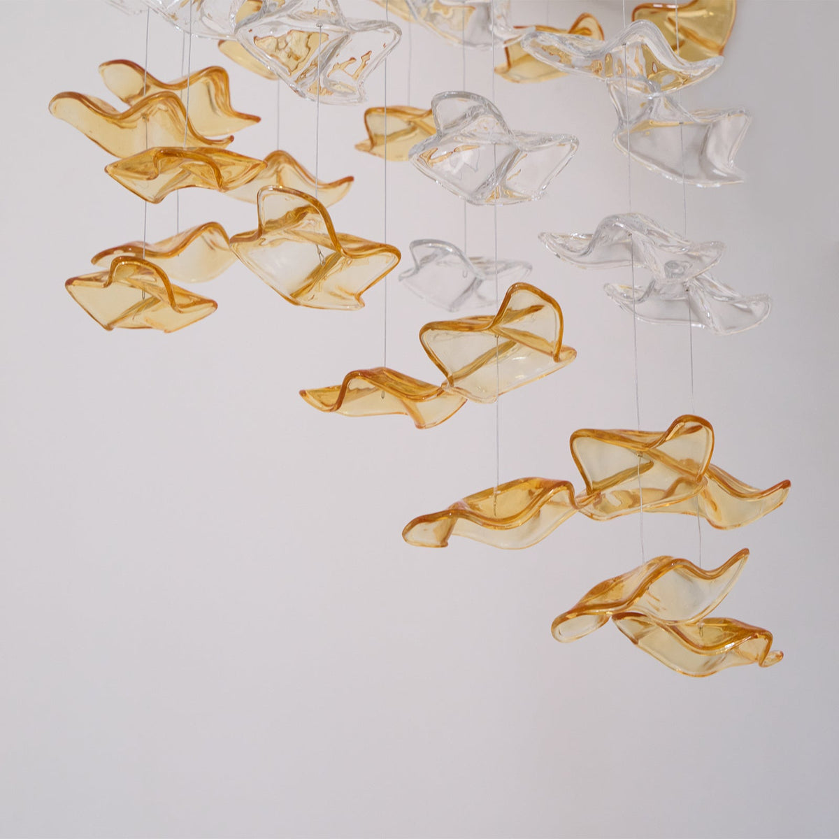 Tidal Art Glass Chandelier — view 31