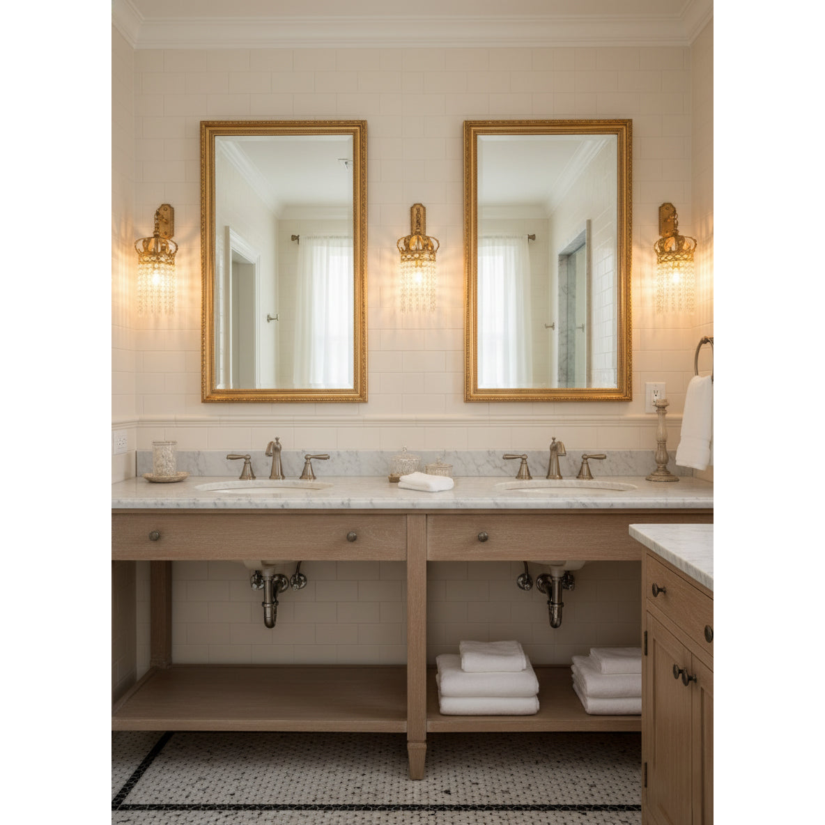 Timon Brass Crown Wall Lamp — view 10