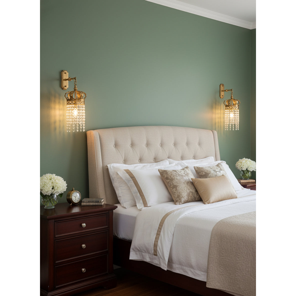 Timon Brass Crown Wall Lamp — view 13