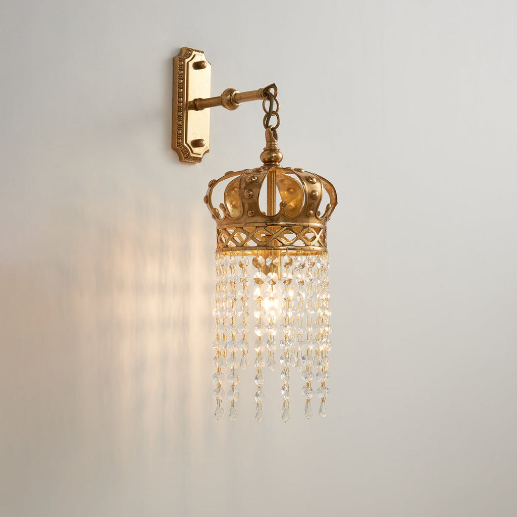 Timon Brass Crown Wall Lamp — view 16