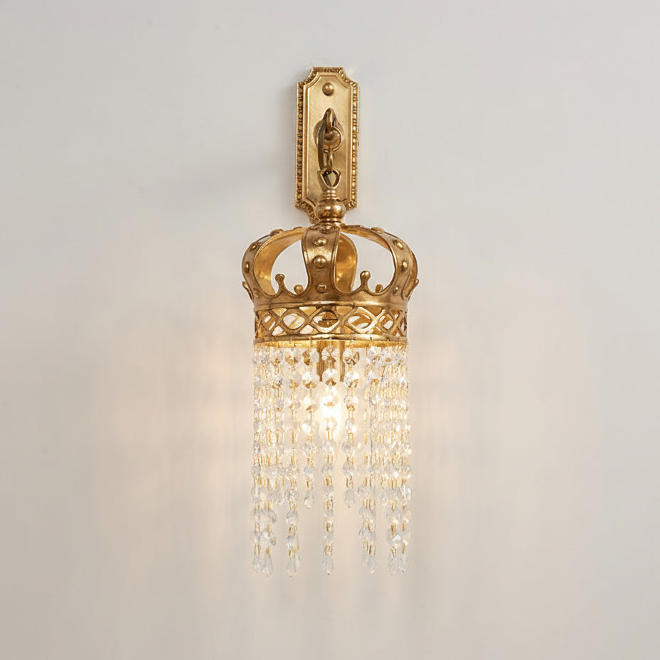 Timon Brass Crown Wall Lamp — view 17
