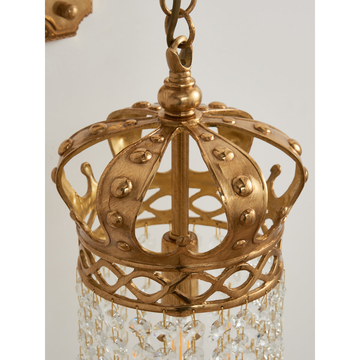 Timon Brass Crown Wall Lamp — view 20
