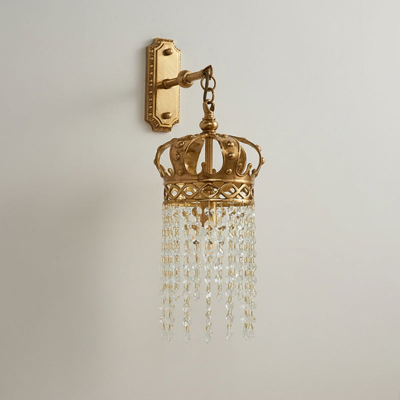 Timon Brass Crown Wall Lamp — view 14