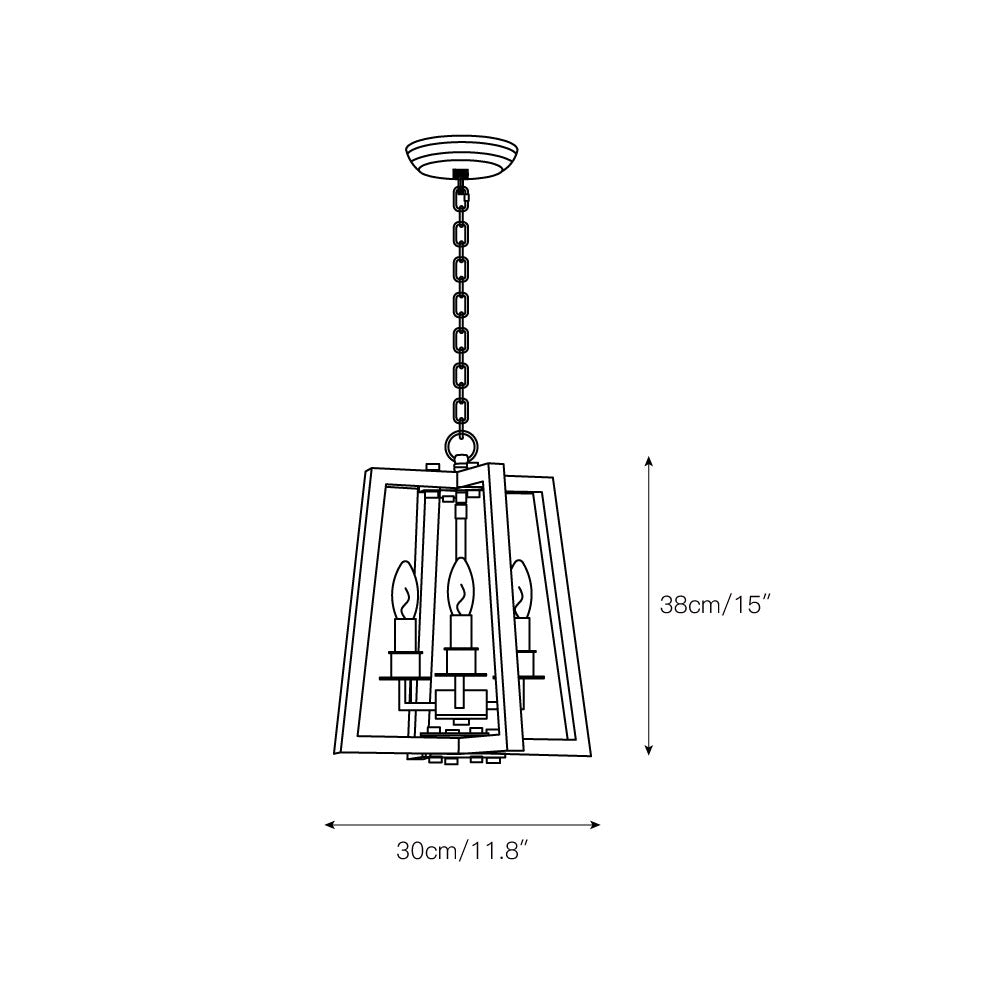 Tinsley Open Frame Pendant Lamp — view 3
