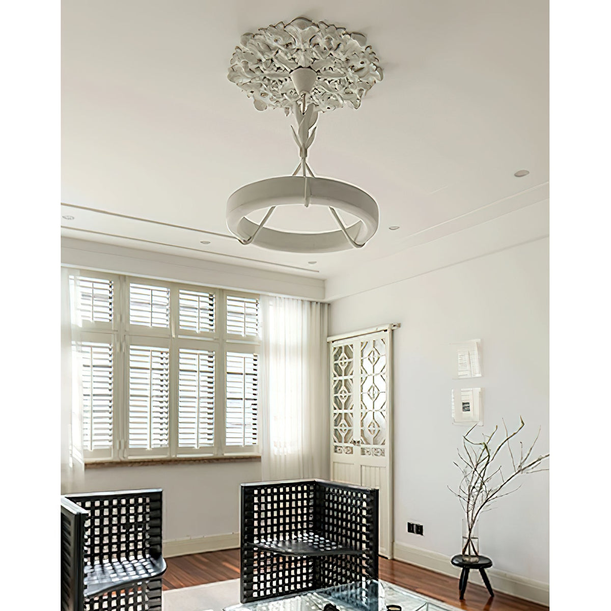 Tinsley Plaster Chandelier — view 5