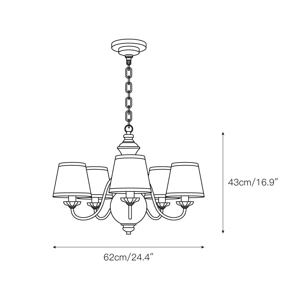 Tofty Chandelier — view 3