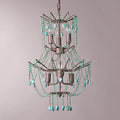 Toluca Turquoise Chandelier — view 2