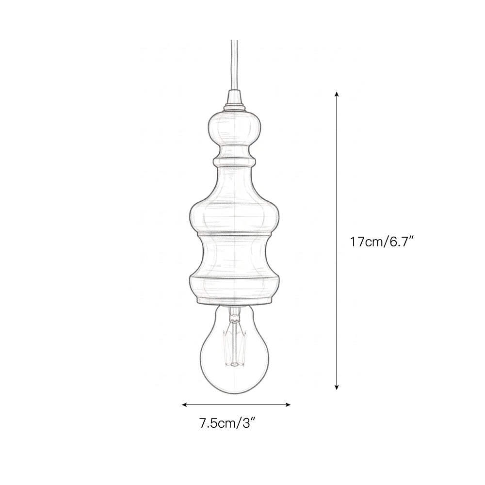 Tomiya Wood Swag Lights — view 4