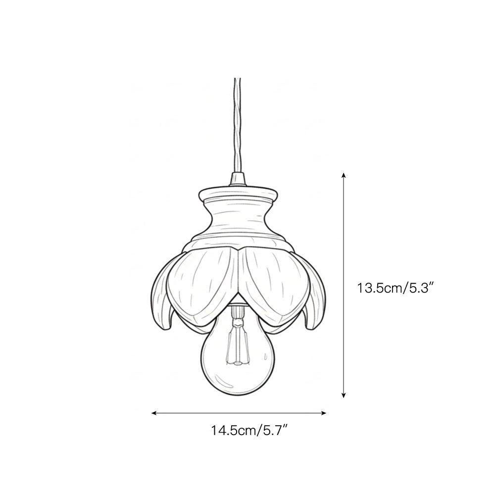 Tomiya Wood Swag Lights — view 6