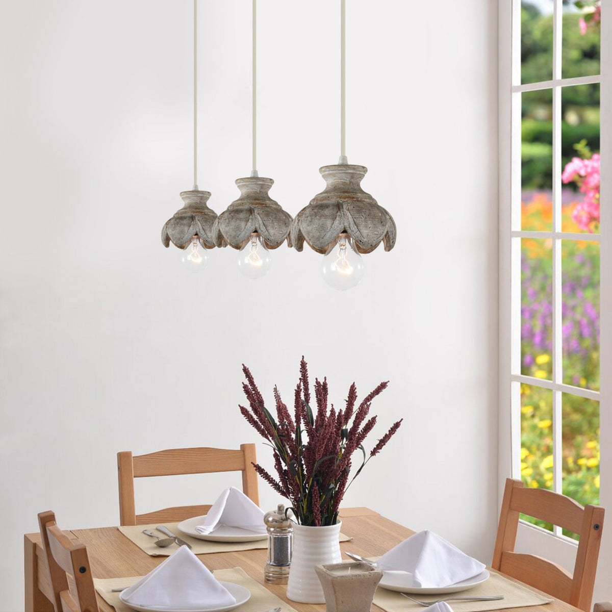Tomiya Wood Swag Lights — view 7