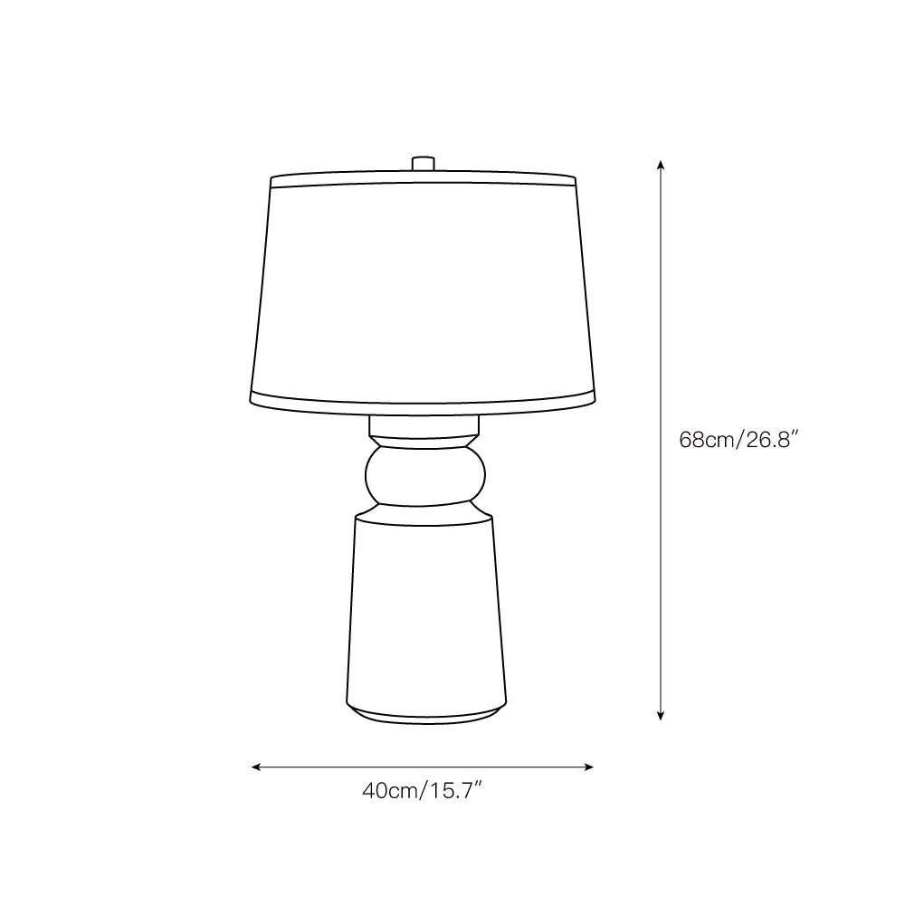 Totem Natural Wood Table Lamp — view 3