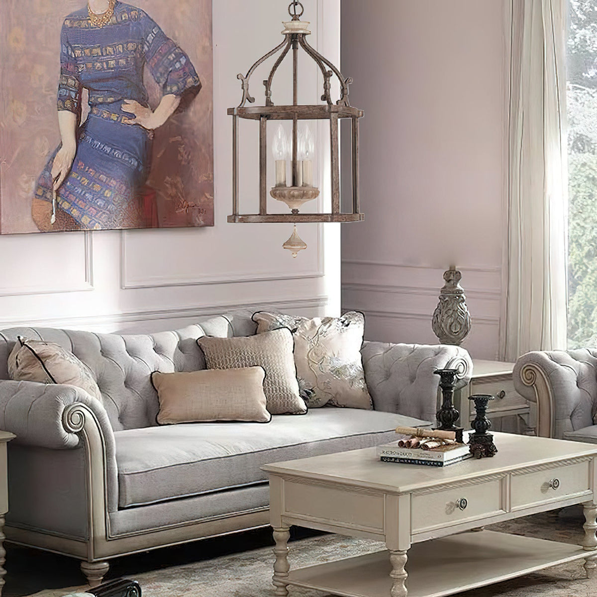 Traditional Birdcage Chandelier — view 15