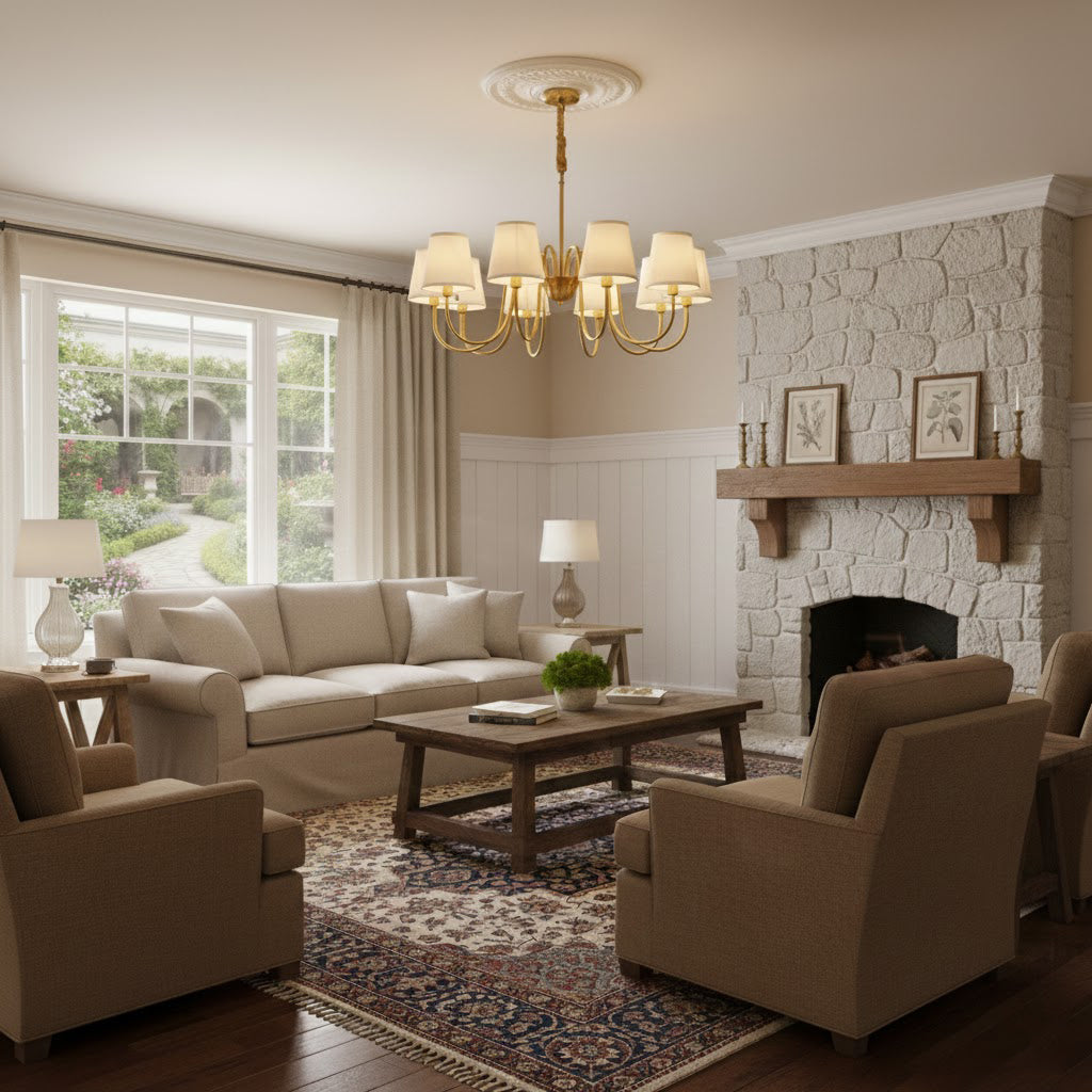 Aged Stacey Chandelier — view 15