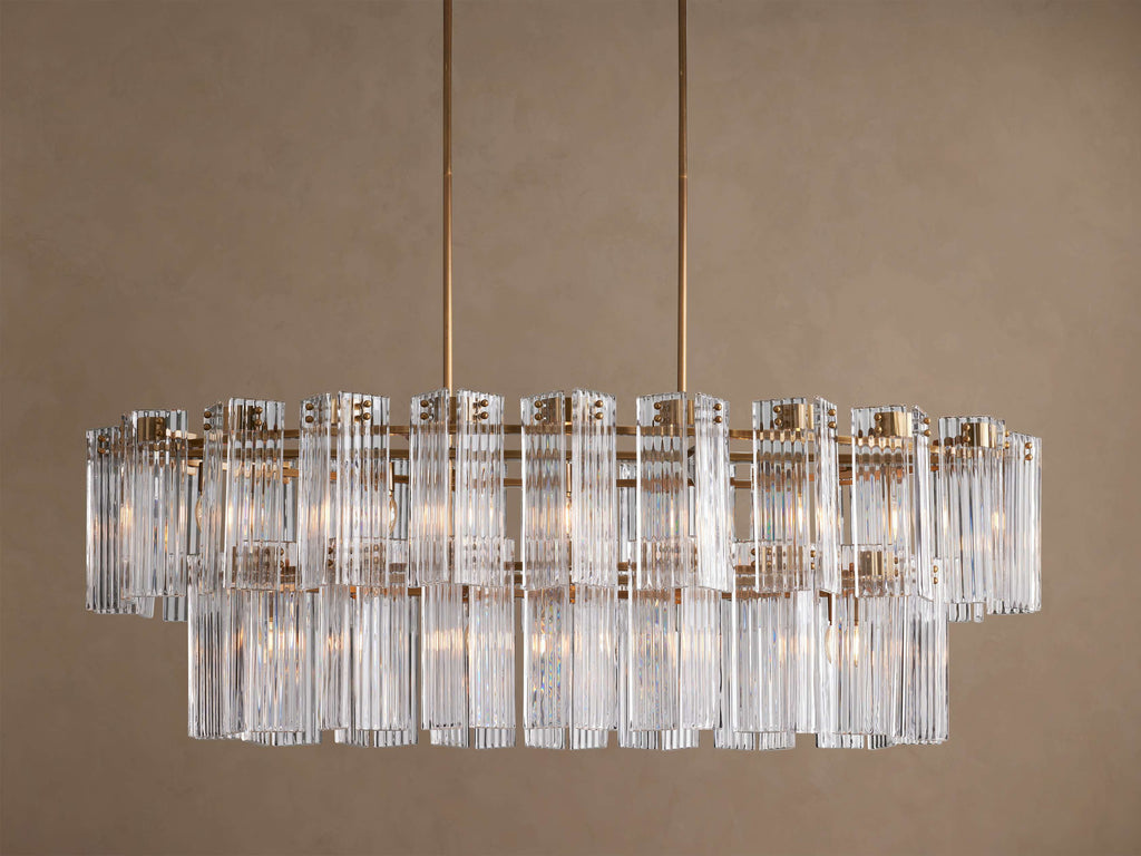 Artisan Delsie Oval Tiered Chandelier — view 2
