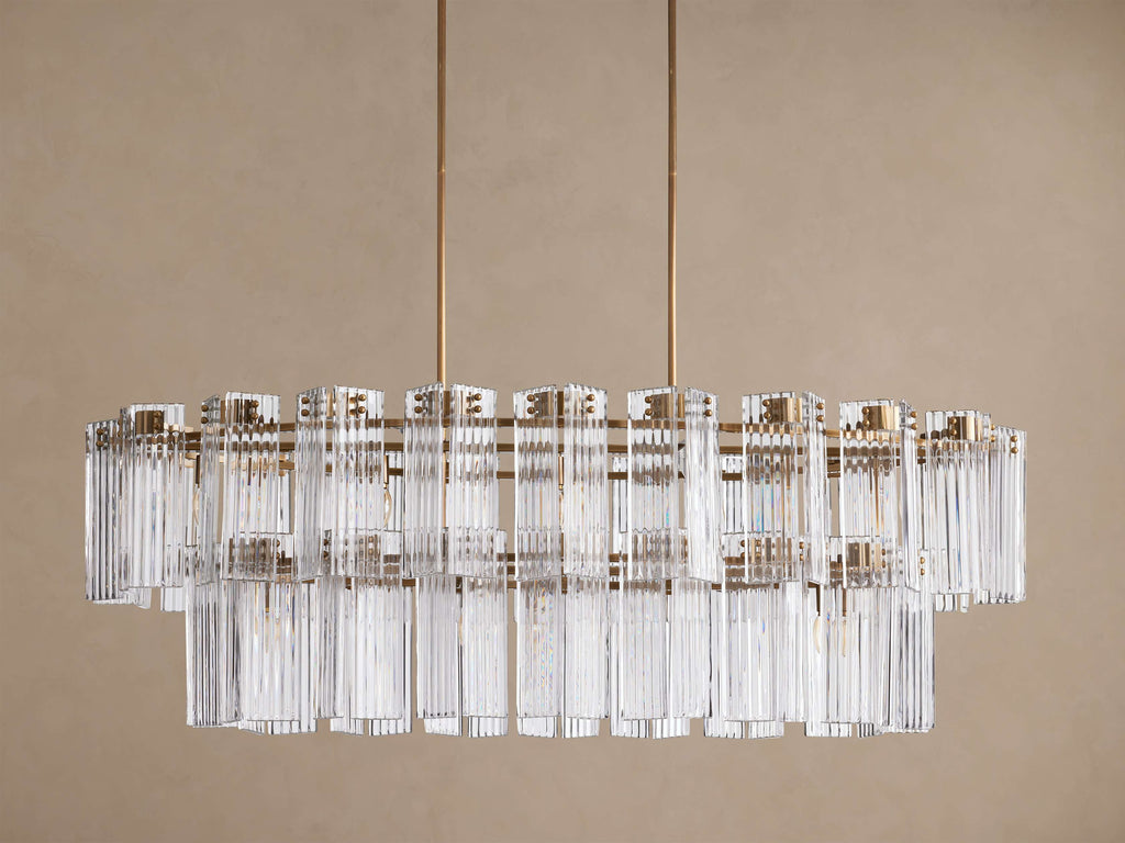 Artisan Delsie Oval Tiered Chandelier — view 4