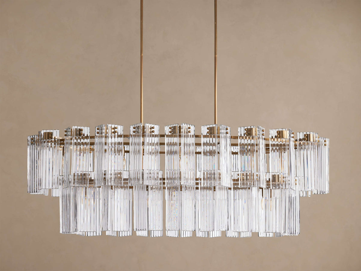 Artisan Delsie Oval Tiered Chandelier — view 4