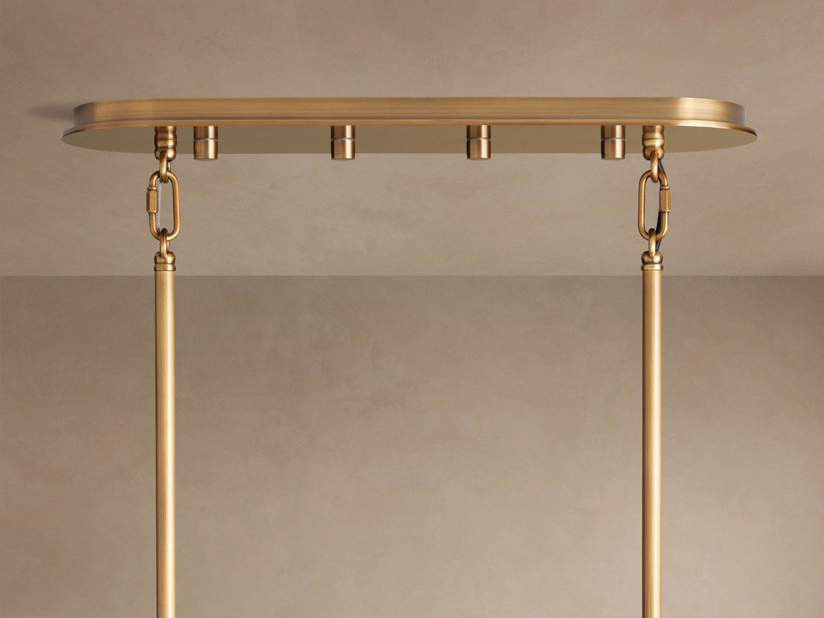 Artisan Delsie Oval Tiered Chandelier — view 6