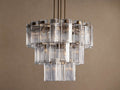 Artisan Delsie 38" Round Chandelier with Clear Glass — view 1