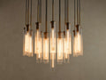 Artisan Colleena Fluted Glass Round Chandelier — view 1