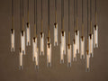 Artisan Colleena Linear Fluted Glass Chandelier — view 1