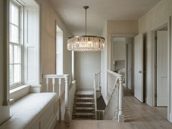 Sculptural Leyland Round Chandelier