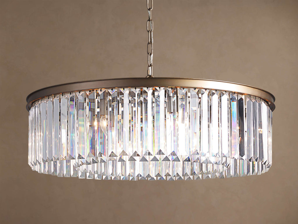 Sculptural Leyland Round Chandelier — view 3