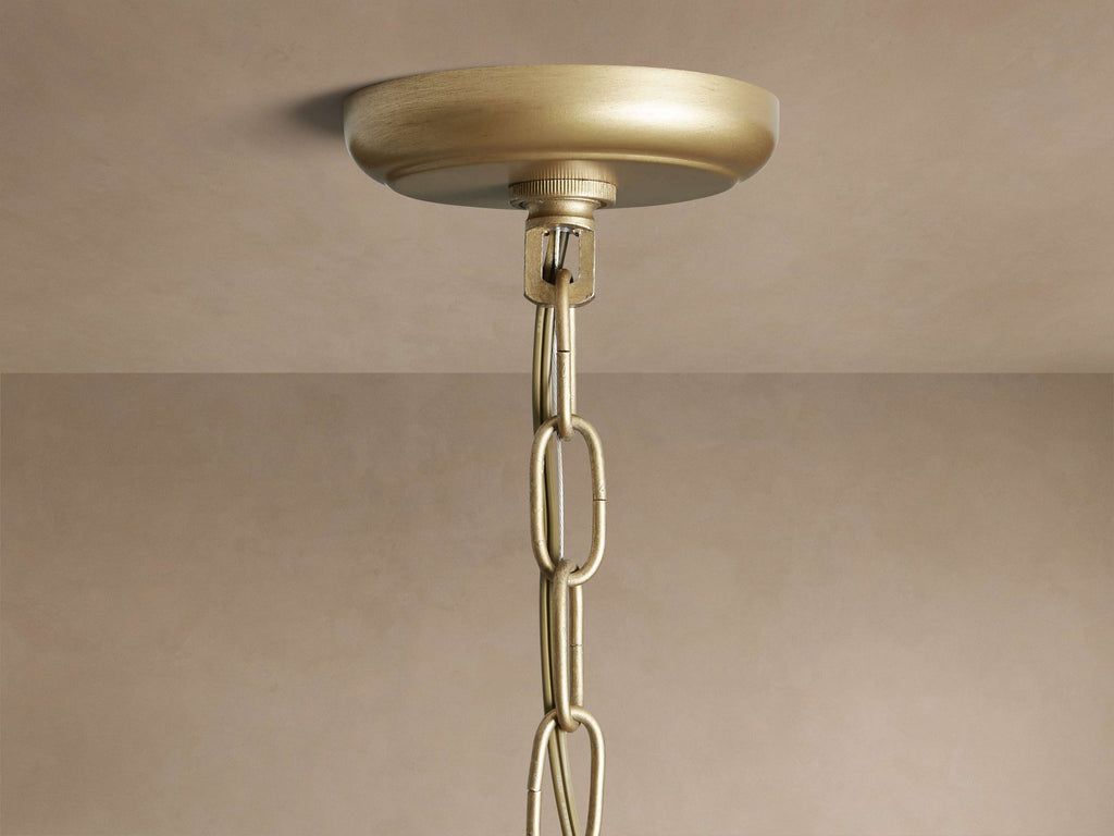 Sculptural Leyland Round Chandelier — view 5