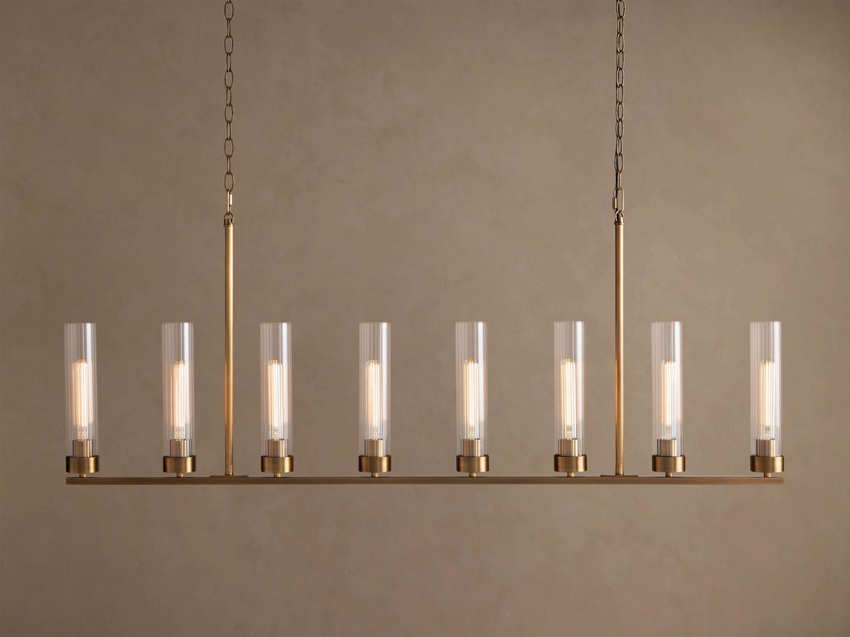 Heritage Andreas Linear Chandelier — view 1