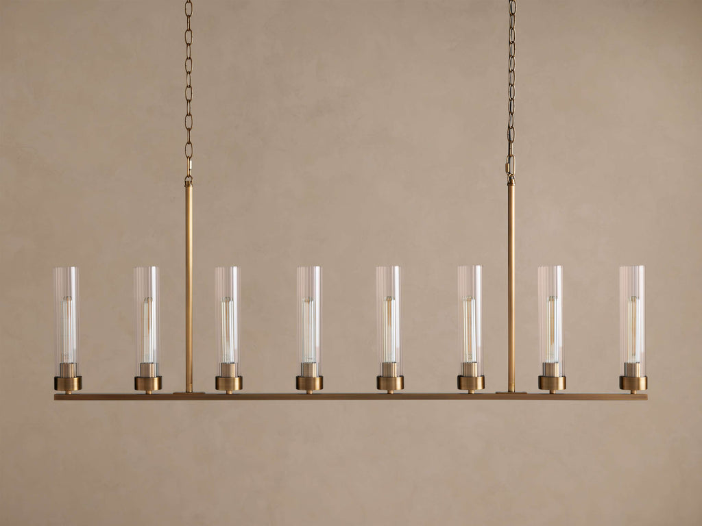 Heritage Andreas Linear Chandelier — view 2