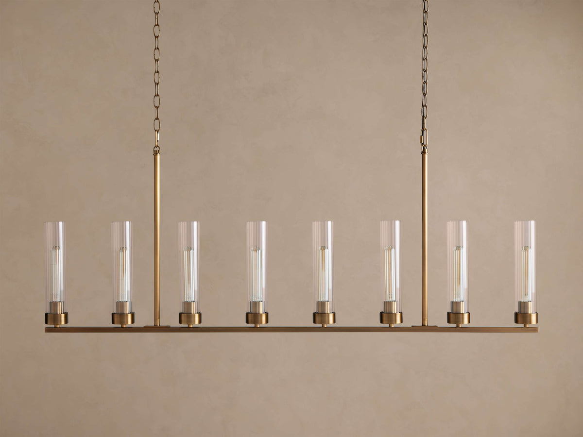 Heritage Andreas Linear Chandelier — view 2