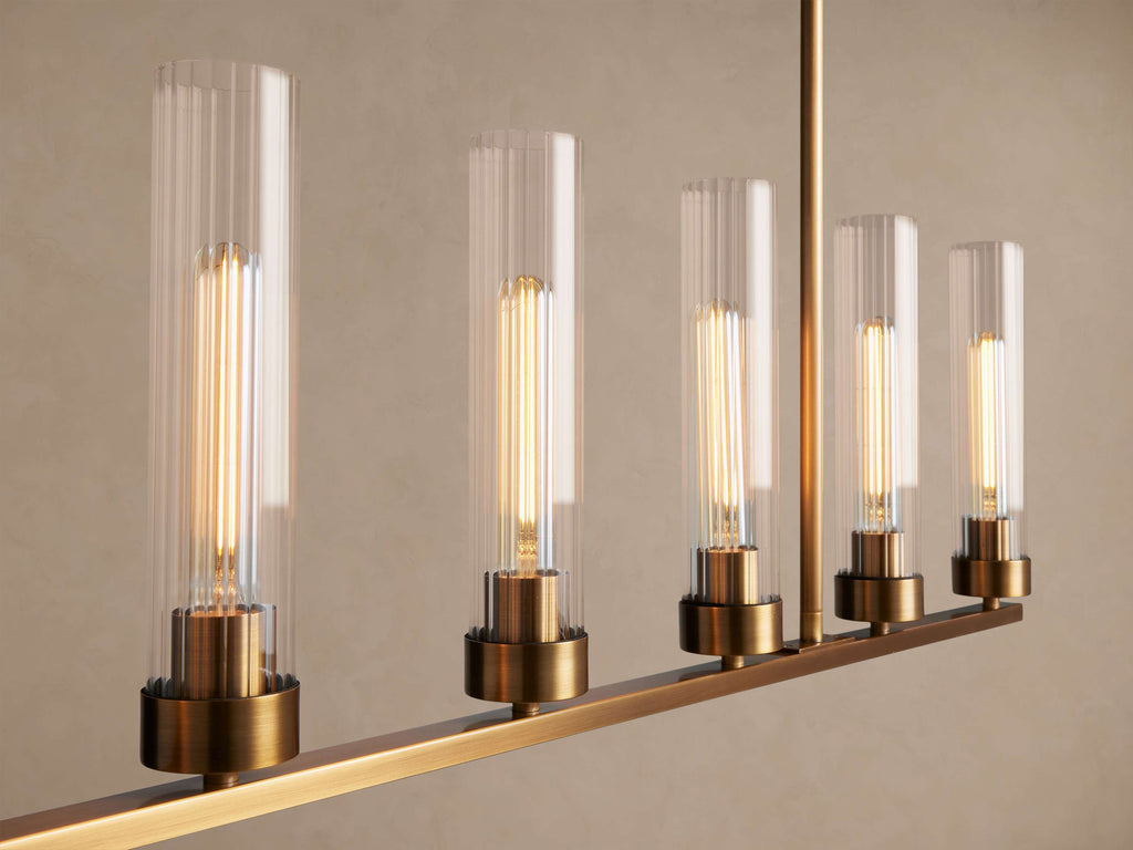 Heritage Andreas Linear Chandelier — view 3