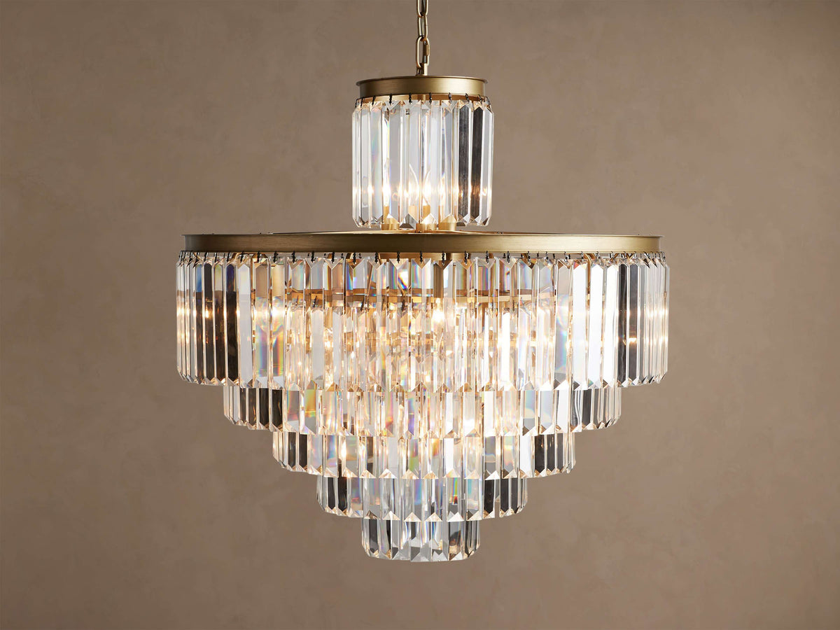Sculptural Leyland Chandelier — view 1