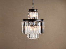 Sculptural Leyland 6 Light Chandelier