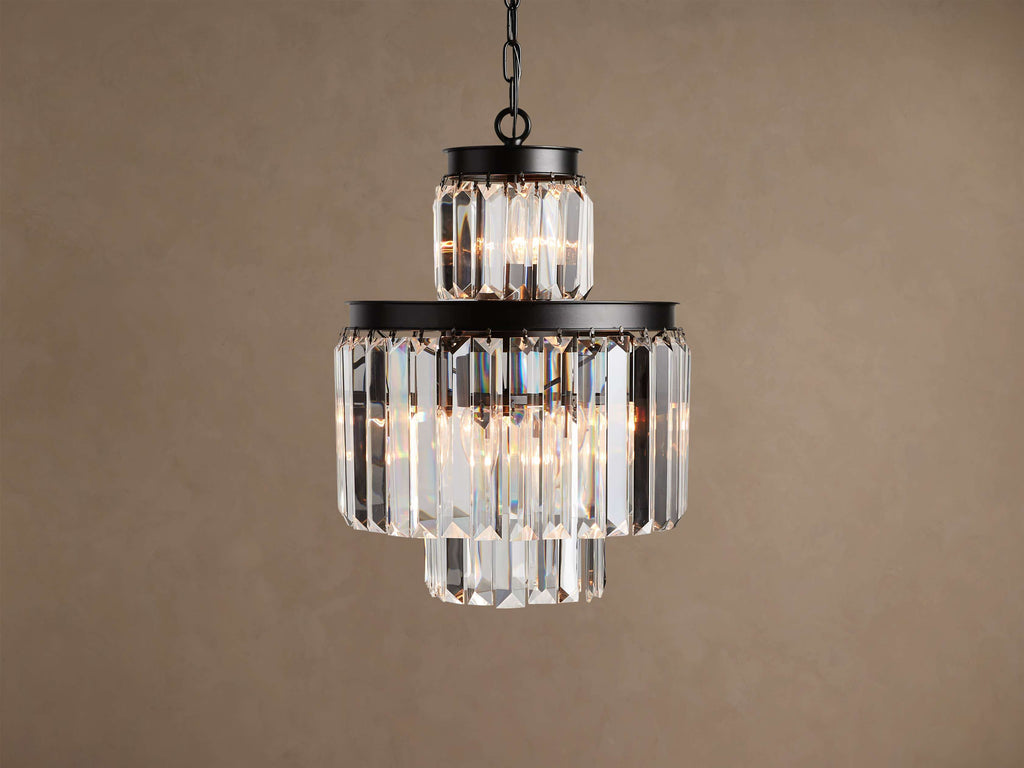Sculptural Leyland 6 Light Chandelier — view 2