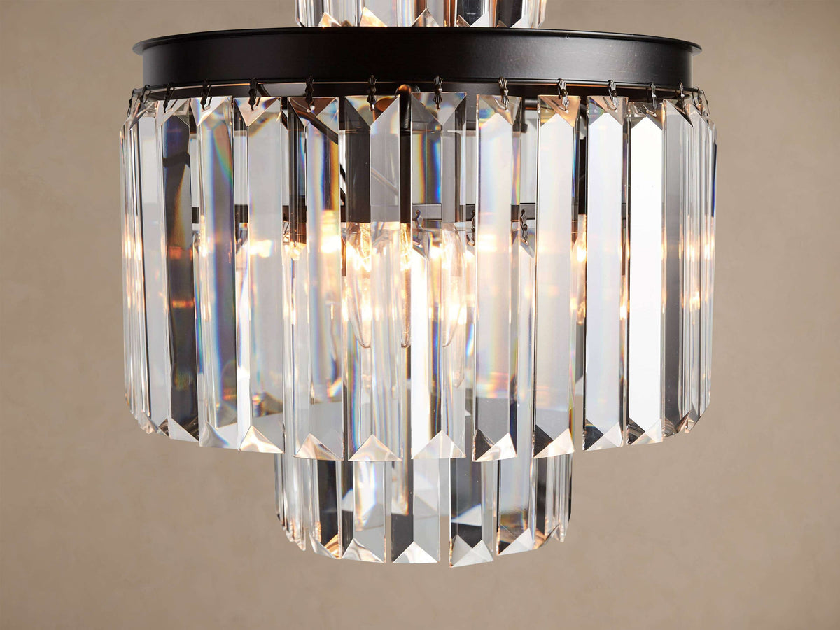 Sculptural Leyland 6 Light Chandelier — view 3