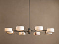 Artisan Daphne Fabric Round Chandelier — view 1