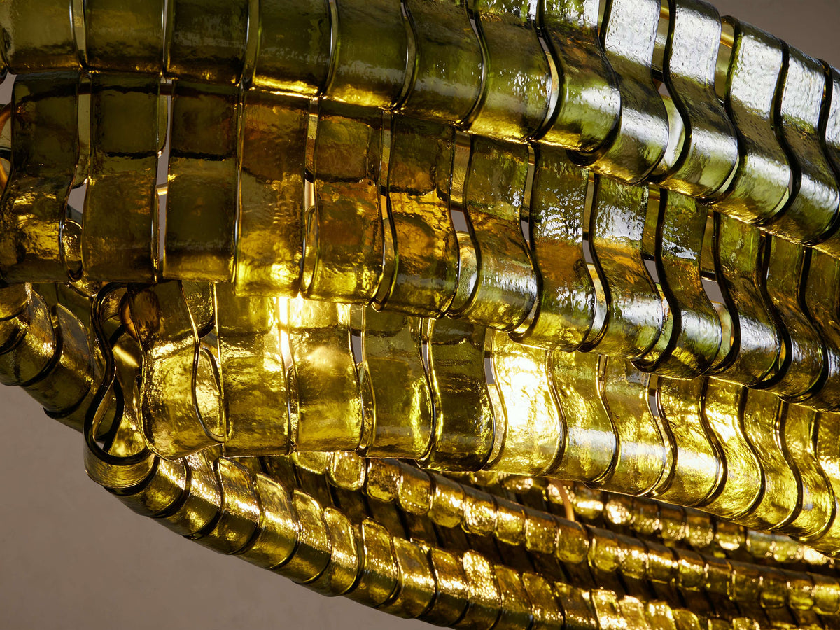 Heritage Ghiaccio Oval Chandelier — view 3