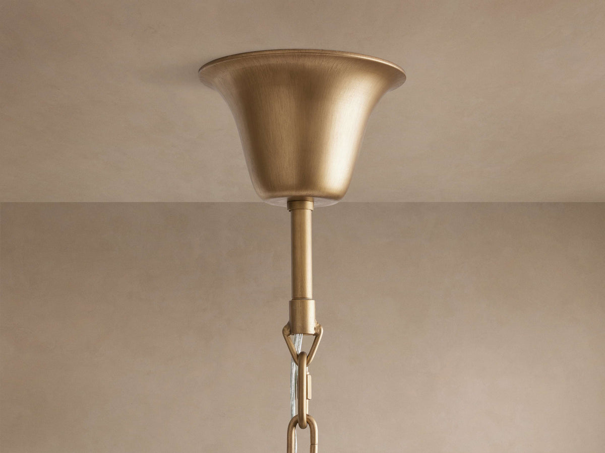 Sculptural Leyland Tiered Round Chandelier — view 6