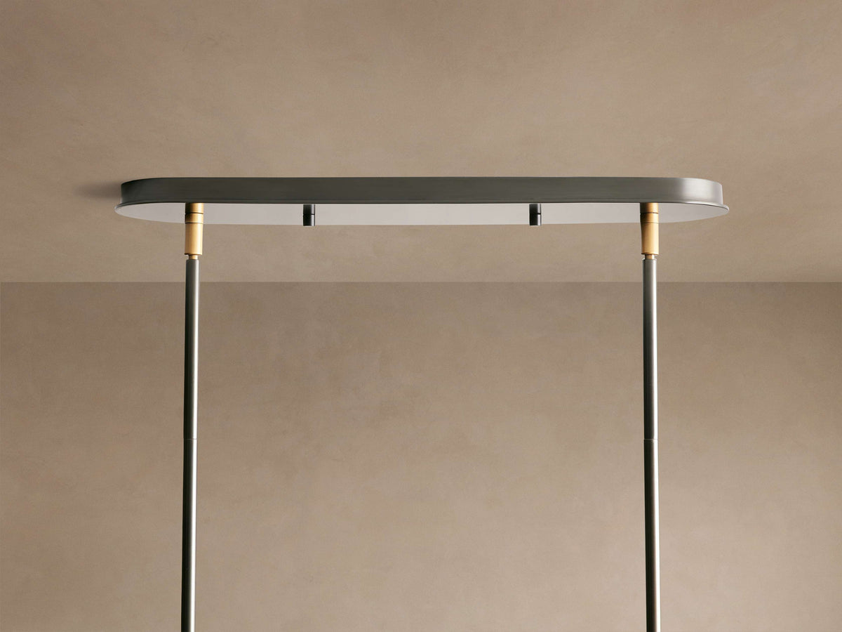 Artisan Daphne Fabric Linear Chandelier — view 6